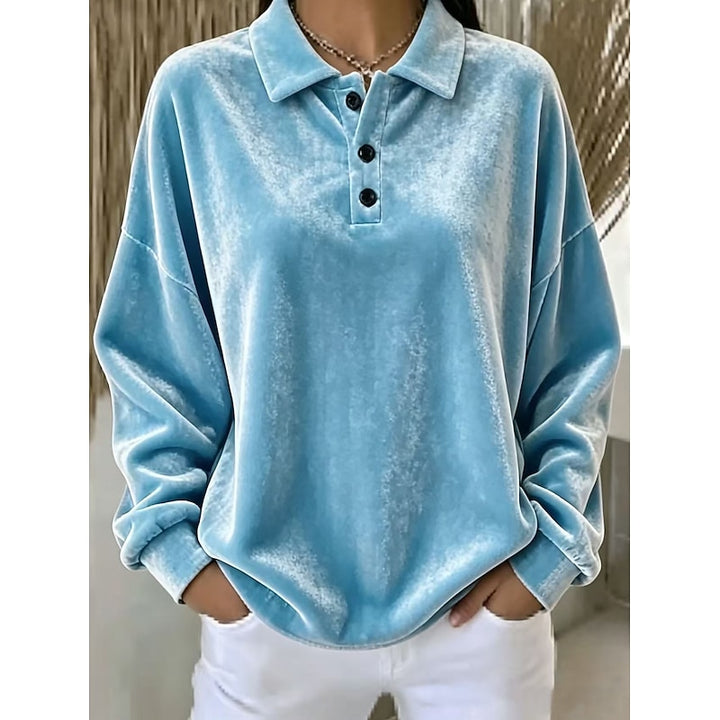 Lillian | Relaxed Collared Pullover