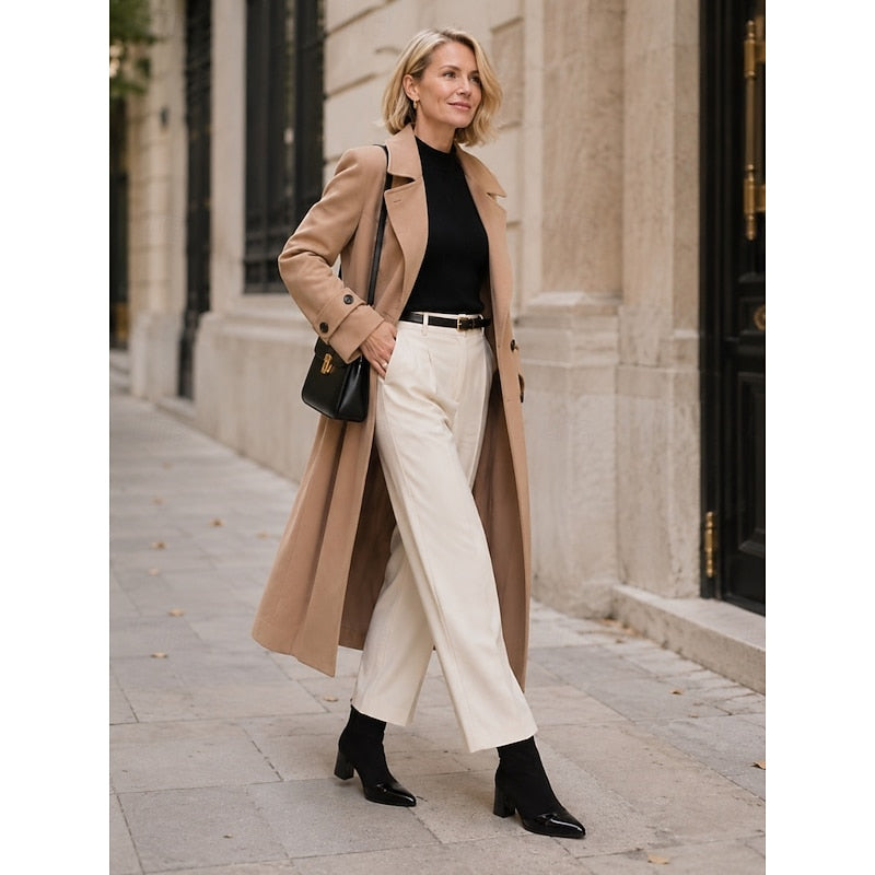 Lillian | Cap-Toe Chunky Heel Ankle Boots