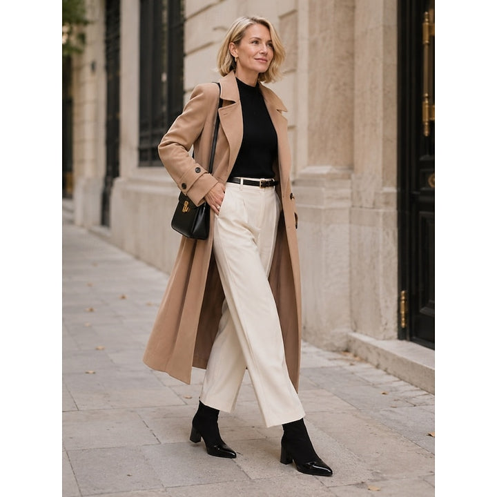 Lillian | Cap-Toe Chunky Heel Ankle Boots
