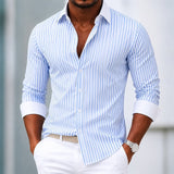 Carver | Men's Non-Iron Striped Dress Shirt