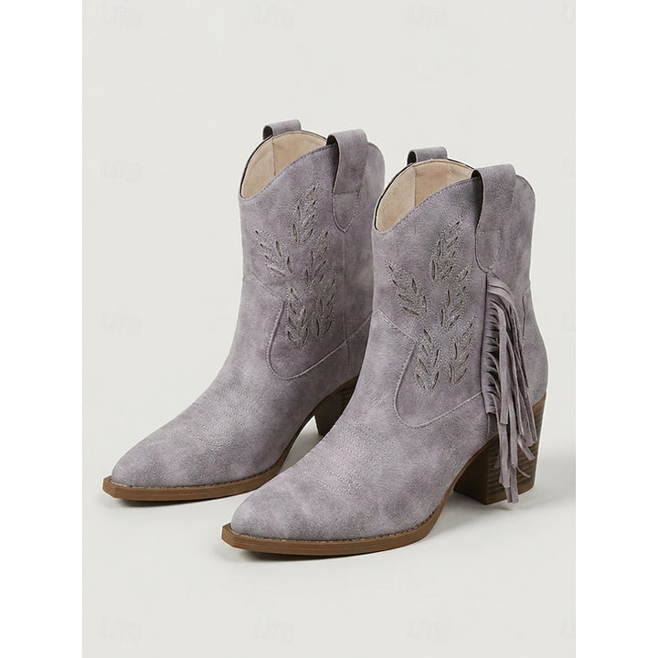 Savannah | Fringed Western Ankle Boots