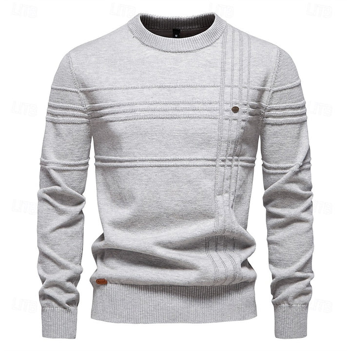 Bryce | Textured Crewneck Sweater