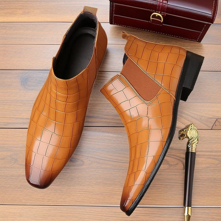 Adrian | Polished Chelsea Boots