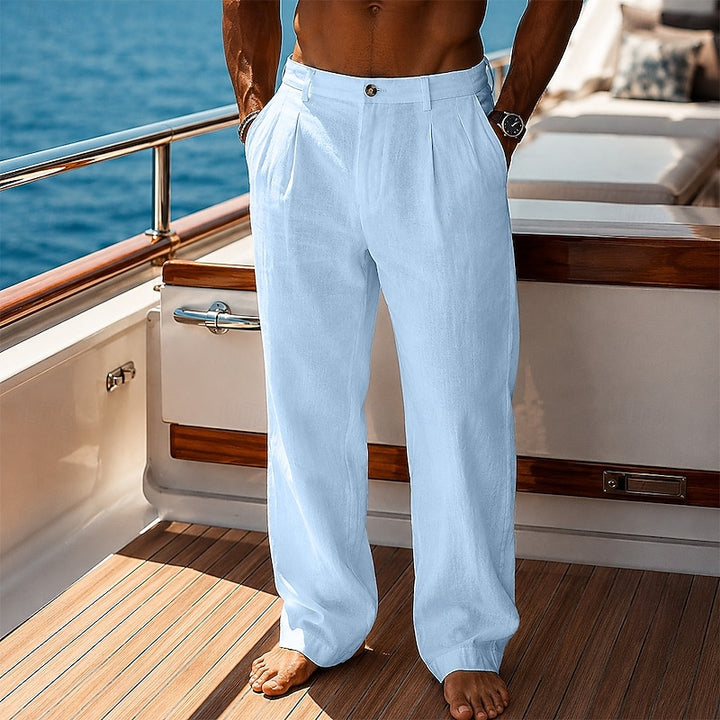 Leland | Relaxed Straight-Leg Trousers