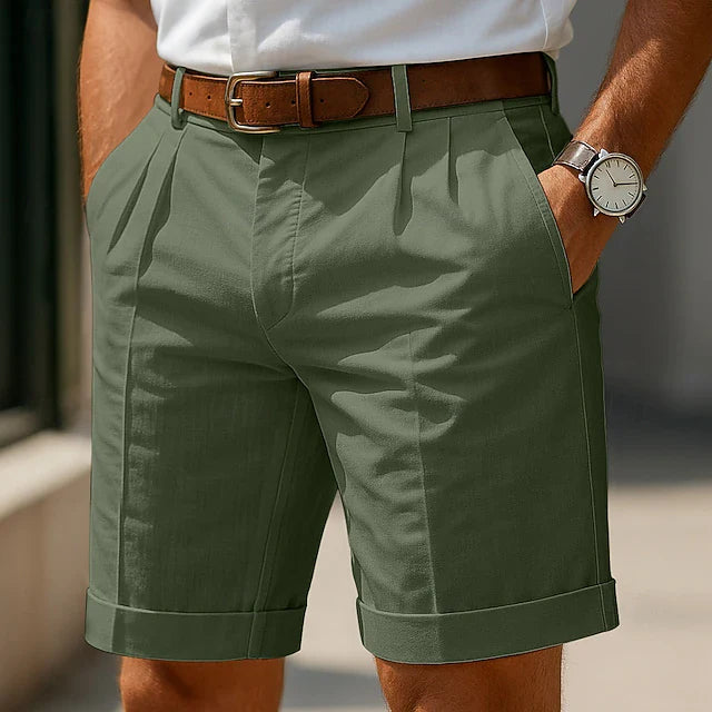 Weston | Pleated Tailored Shorts