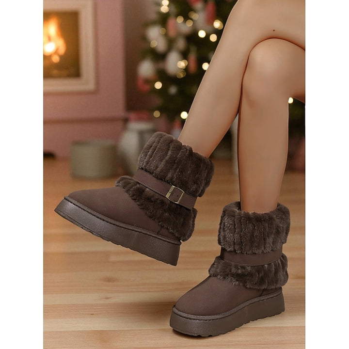 Lorna | Cozy Fur-Trimmed Winter Boots