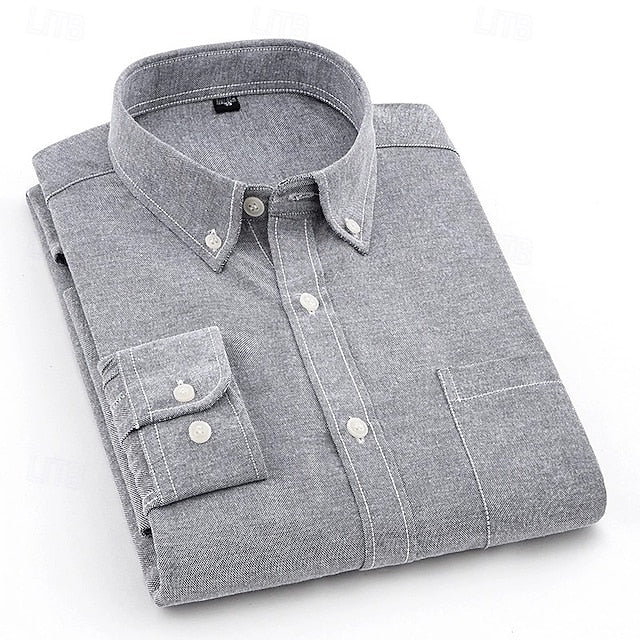 Charles | Men's Oxford Long Sleeve Shirt