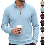 Easton | Textured Quarter-Zip Pullover