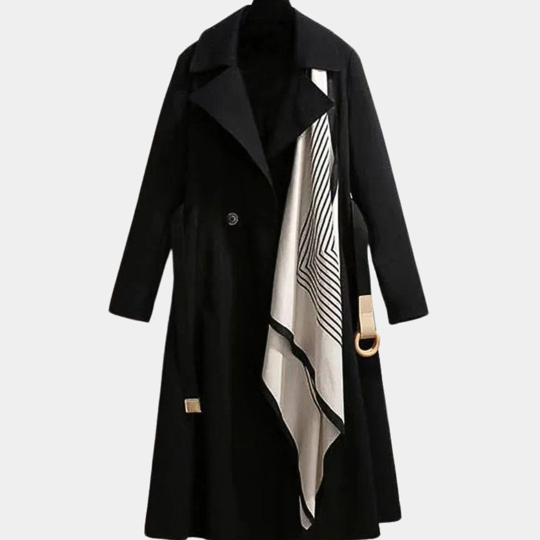 Clarice | Belted Classic Midi Trench Coat