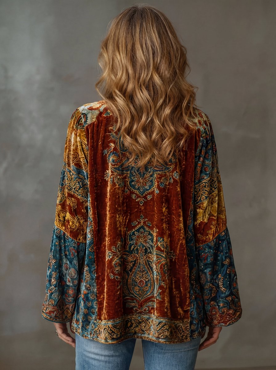 Coralie | Bohemian Open-Front Kimono