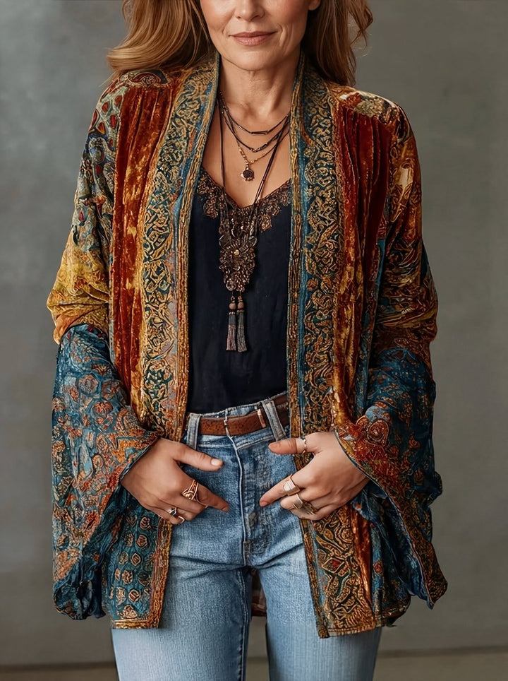 Coralie | Bohemian Open-Front Kimono