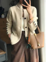 Gretchen | Button-Front Knit Cardigan