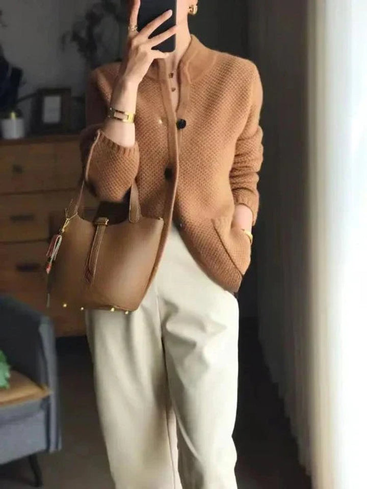 Gretchen | Button-Front Knit Cardigan