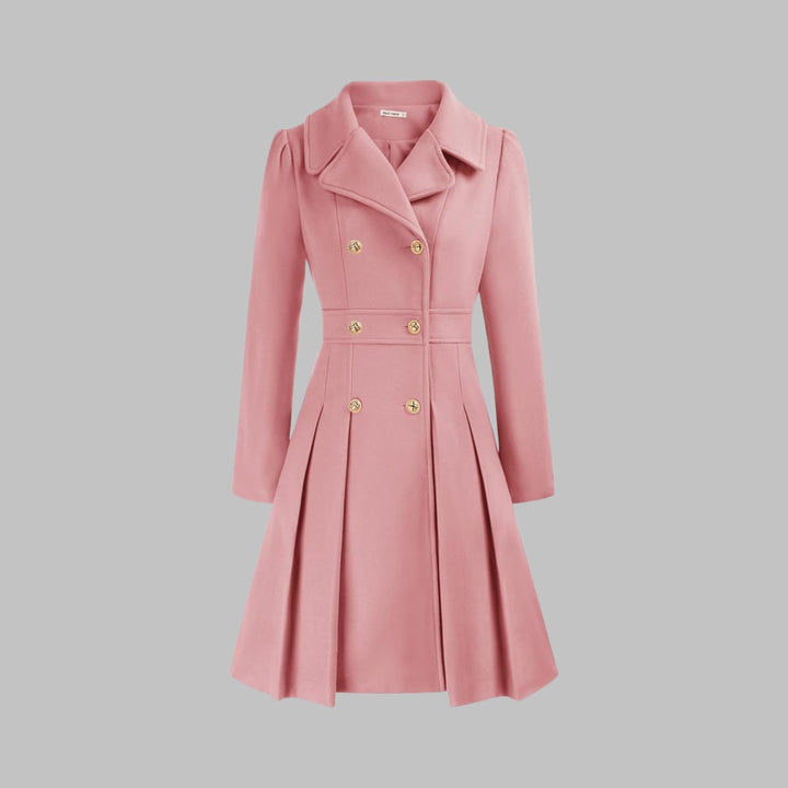 Cynthia | Double-Breasted A-Line Coat