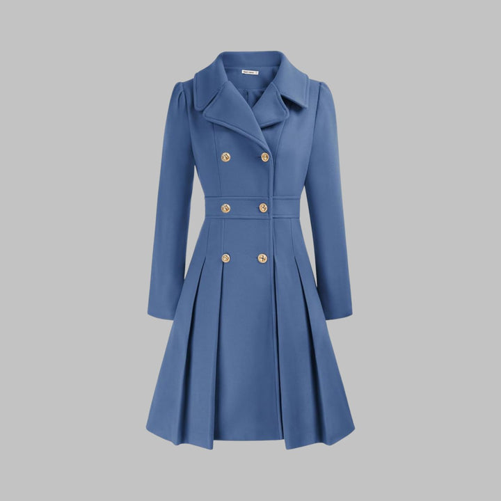 Cynthia | Double-Breasted A-Line Coat