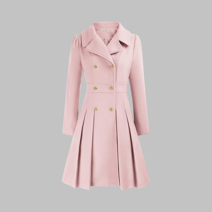 Cynthia | Double-Breasted A-Line Coat