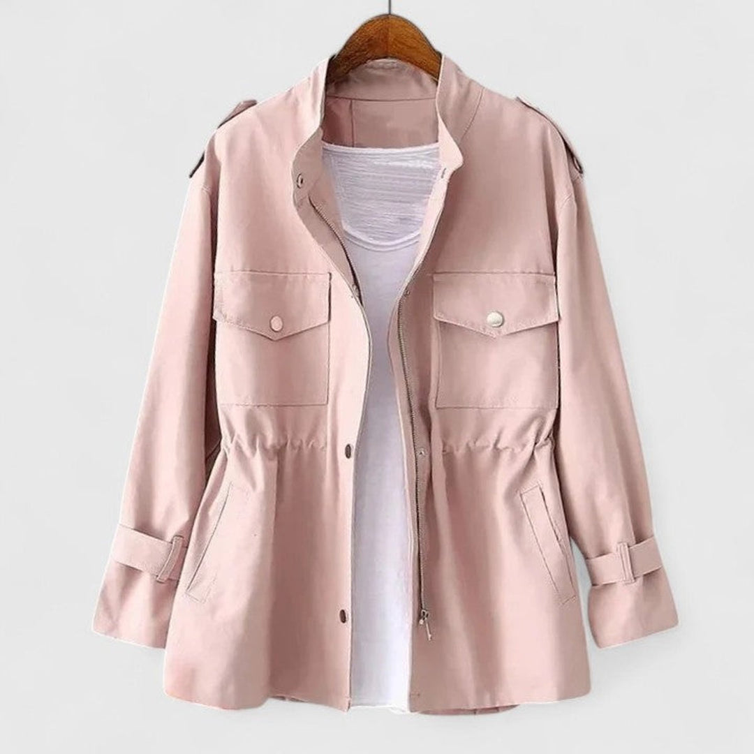 Maude | Drawstring-Waist Utility Jacket