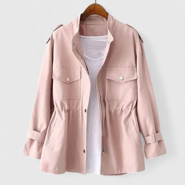 Maude | Drawstring-Waist Utility Jacket