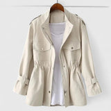 Cheryl | Drawstring-Waist Utility Jacket