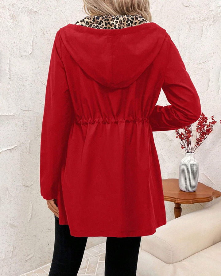 Deborah | Reversible Hooded Zip-Up Jacket