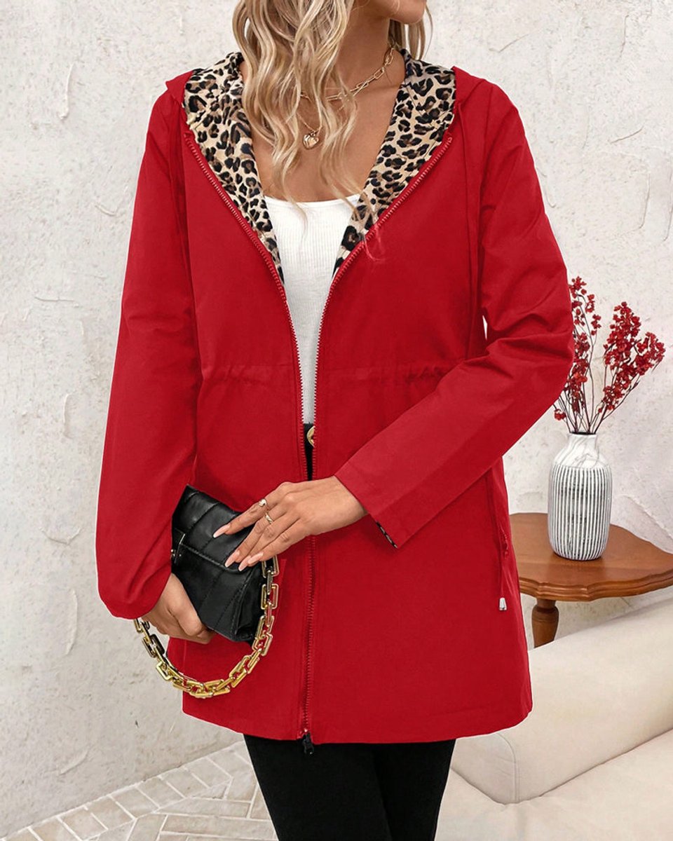Deborah | Reversible Hooded Zip-Up Jacket