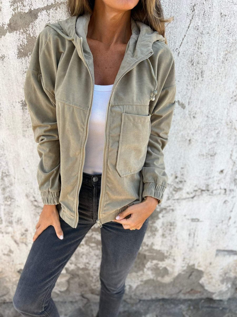 Clarissa | Relaxed Hooded Zip-Up Jacket