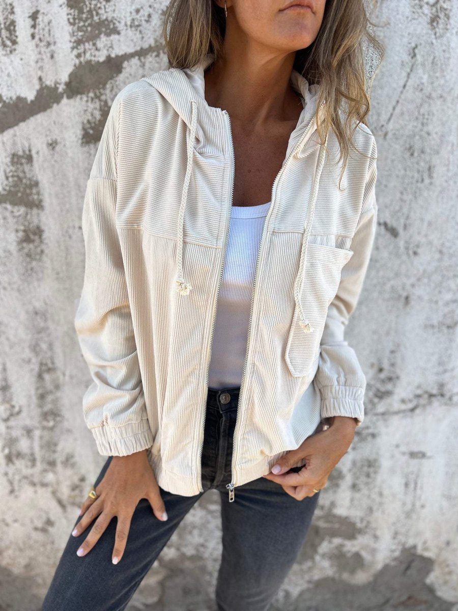Clarissa | Relaxed Hooded Zip-Up Jacket
