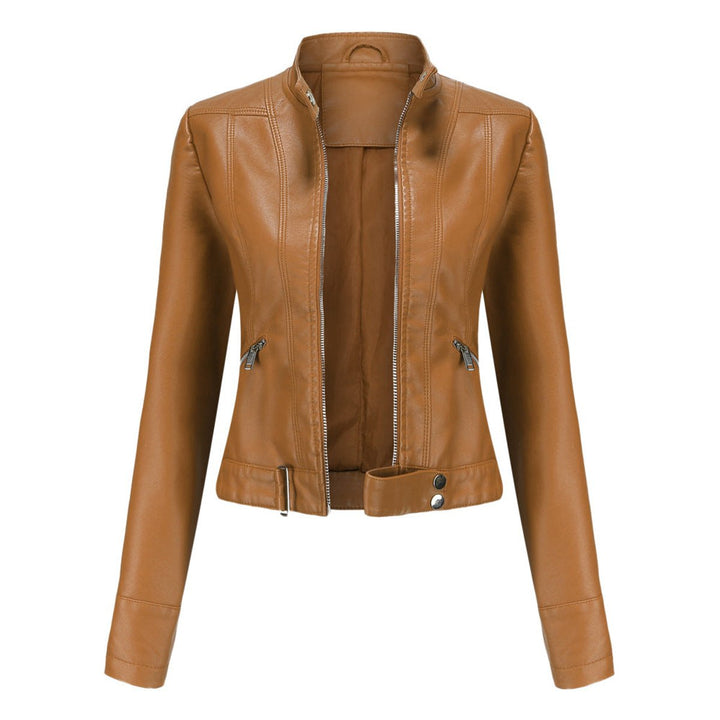 Cecily | Cropped Moto Biker Jacket