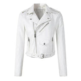 Juliet | Cropped Belted Biker Jacket