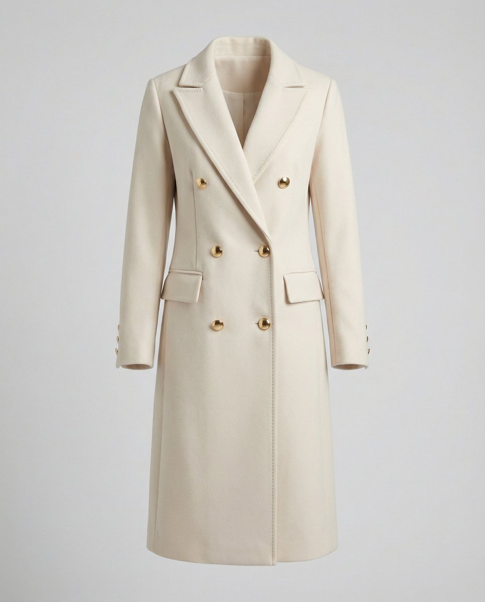 Emeline | Double-Breasted Longline Overcoat