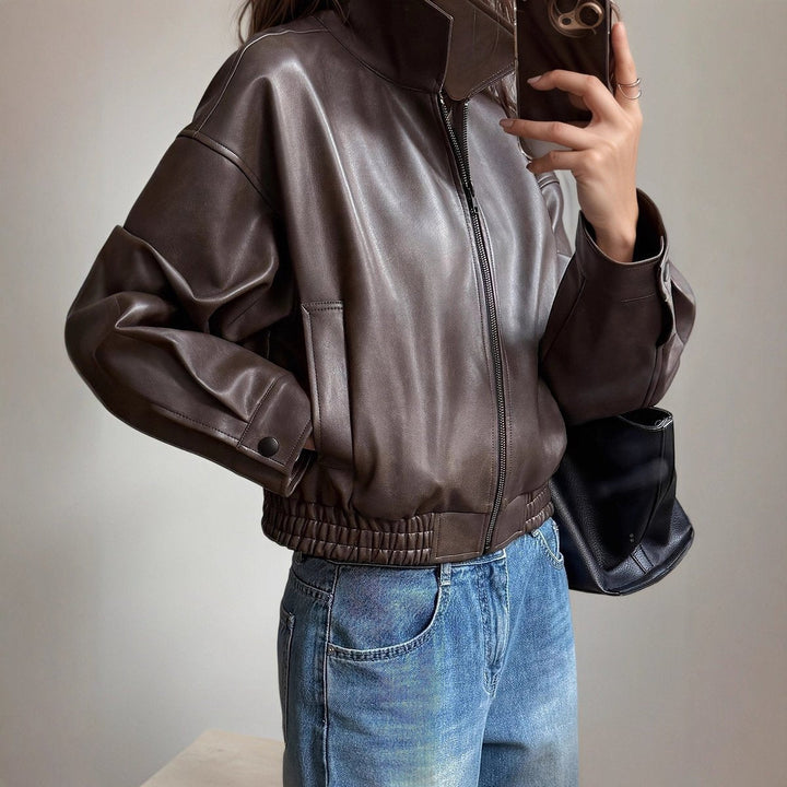 Camila | Relaxed Zip-Up Bomber Jacket