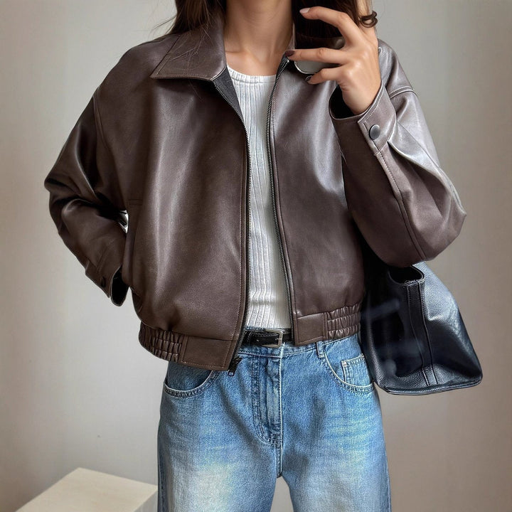 Camila | Relaxed Zip-Up Bomber Jacket