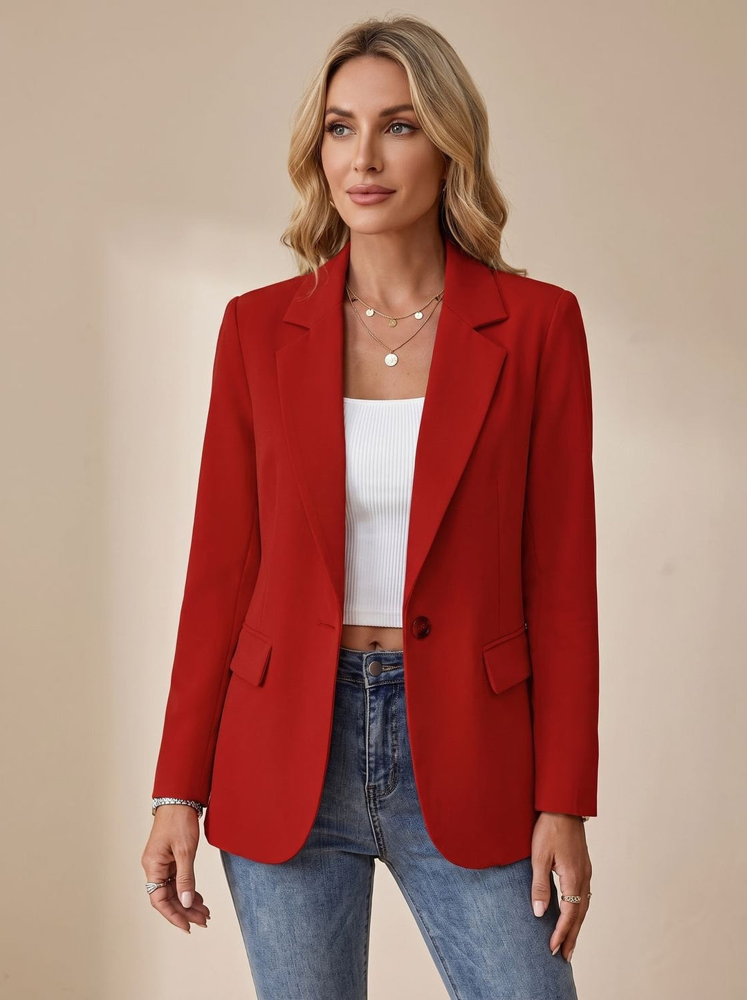 Clarissa | Tailored Single-Button Blazer