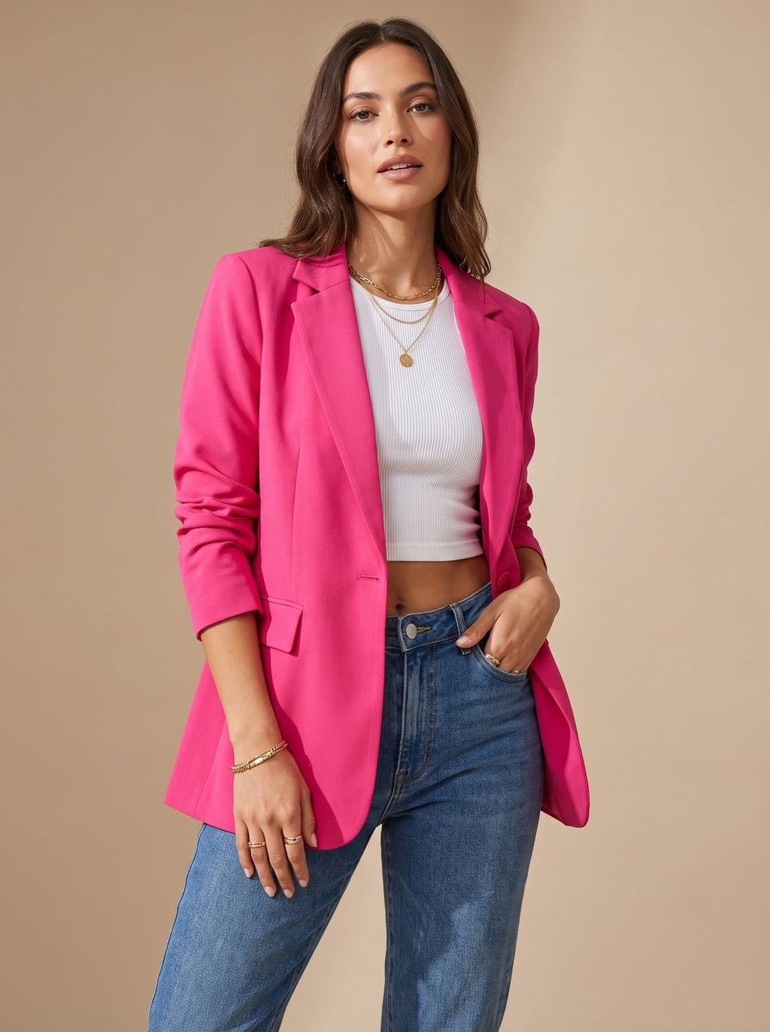 Clarissa | Tailored Single-Button Blazer