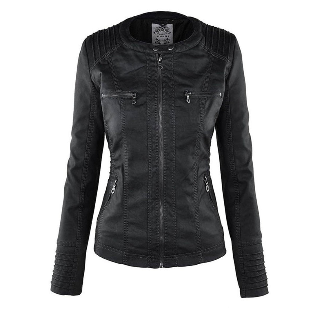 Cecilia | Hooded Moto Jacket