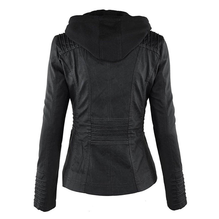 Cecilia | Hooded Moto Jacket