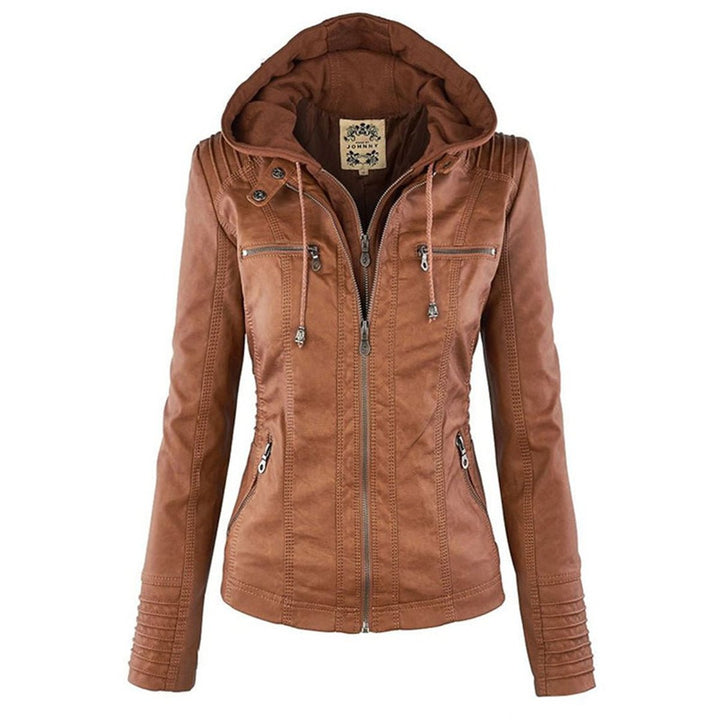 Cecilia | Hooded Moto Jacket