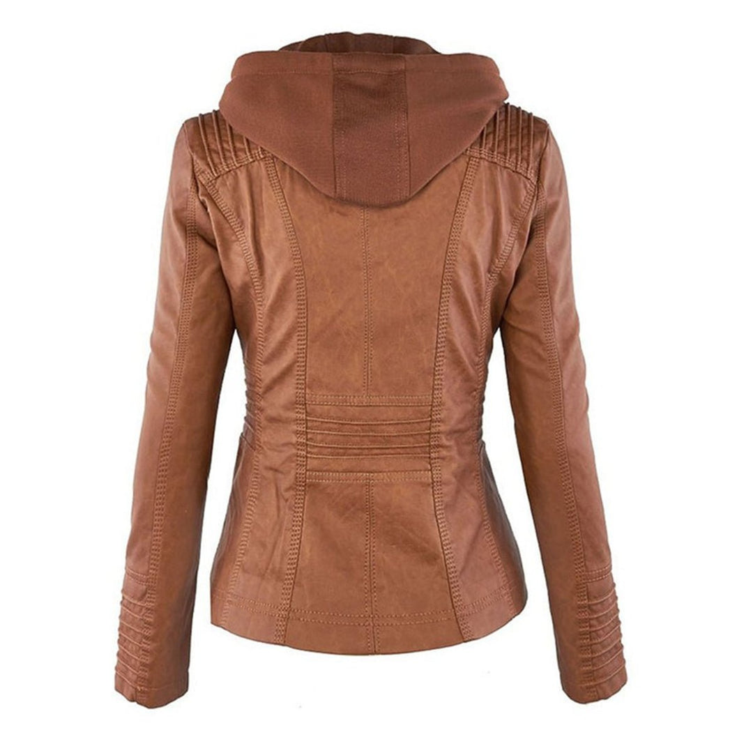Cecilia | Hooded Moto Jacket