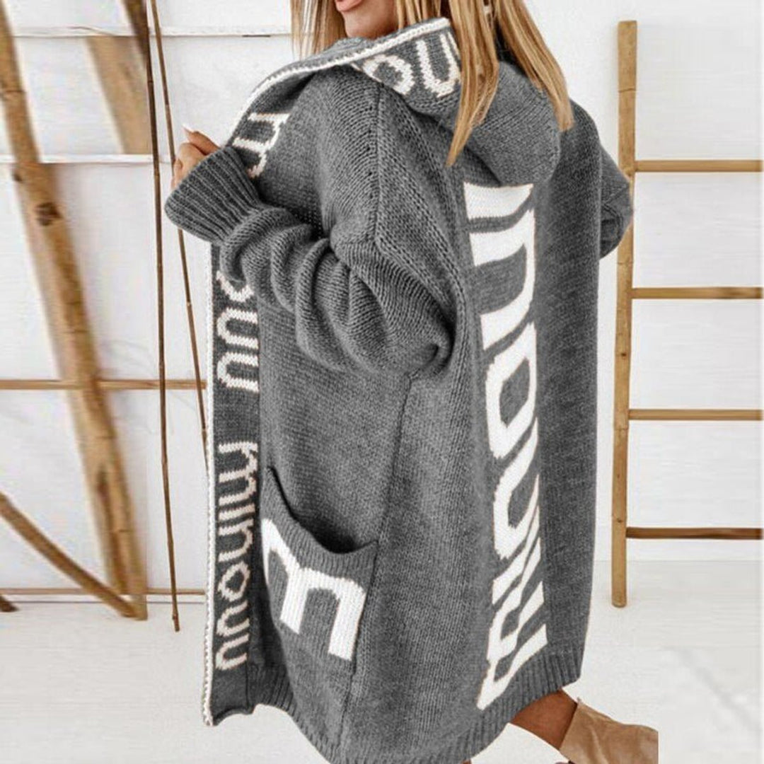 Dahlia | Hooded Open-Front Cardigan