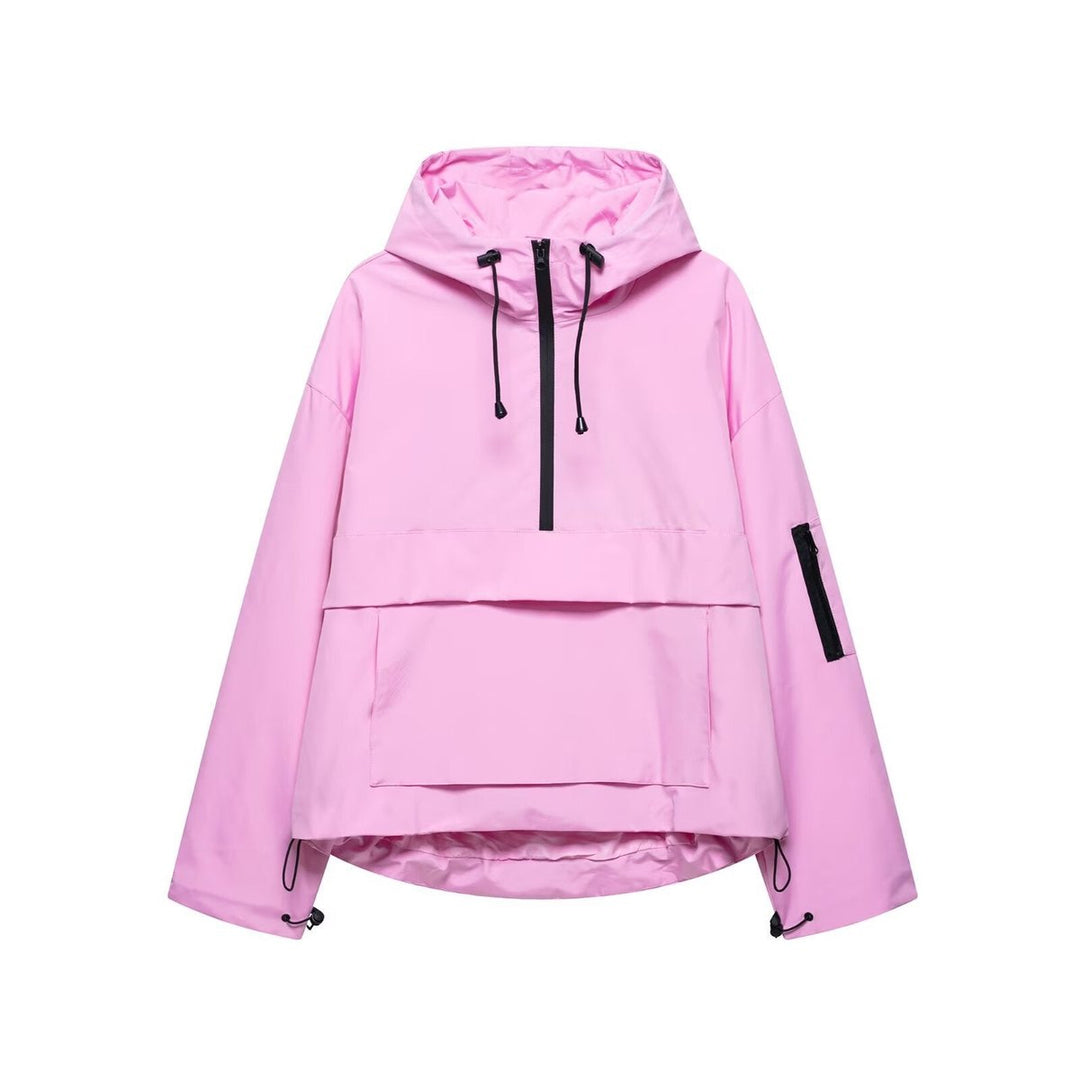 Alma | Hooded Half-Zip Anorak