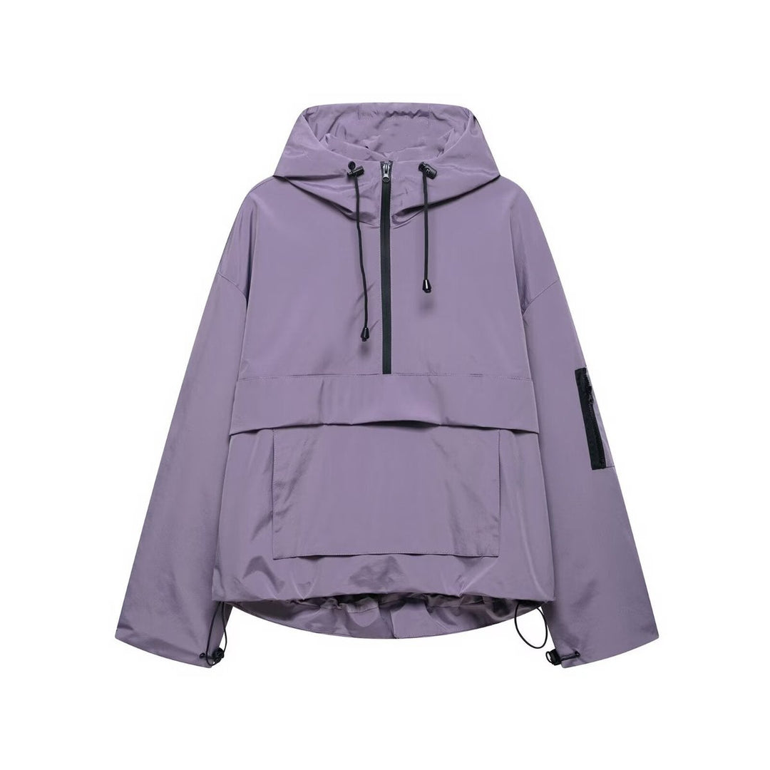 Alma | Hooded Half-Zip Anorak