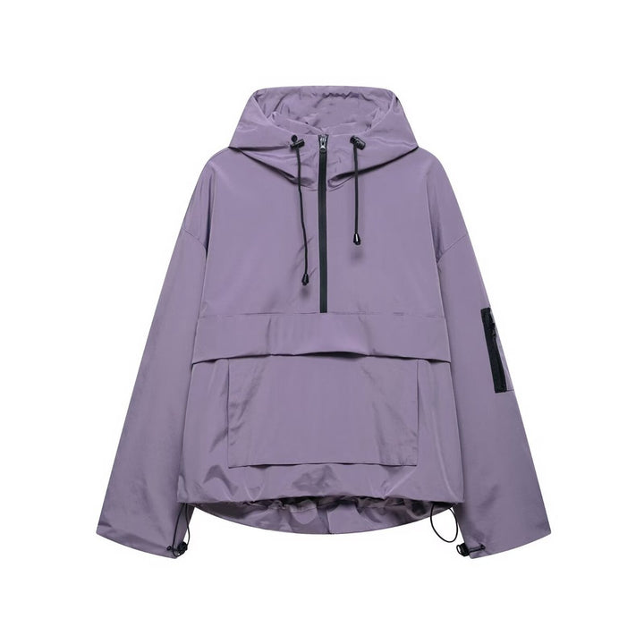 Alma | Hooded Half-Zip Anorak