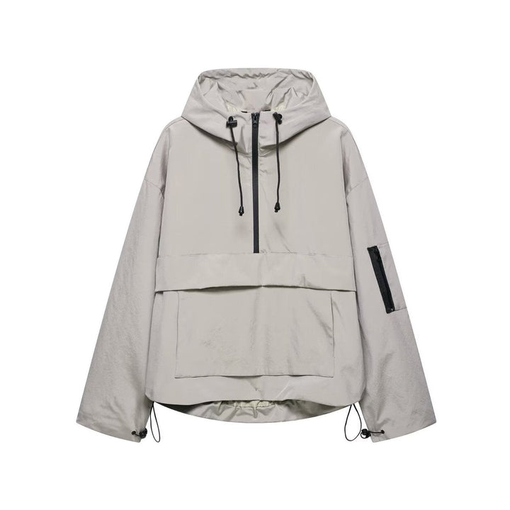Diana | Hooded Half-Zip Anorak