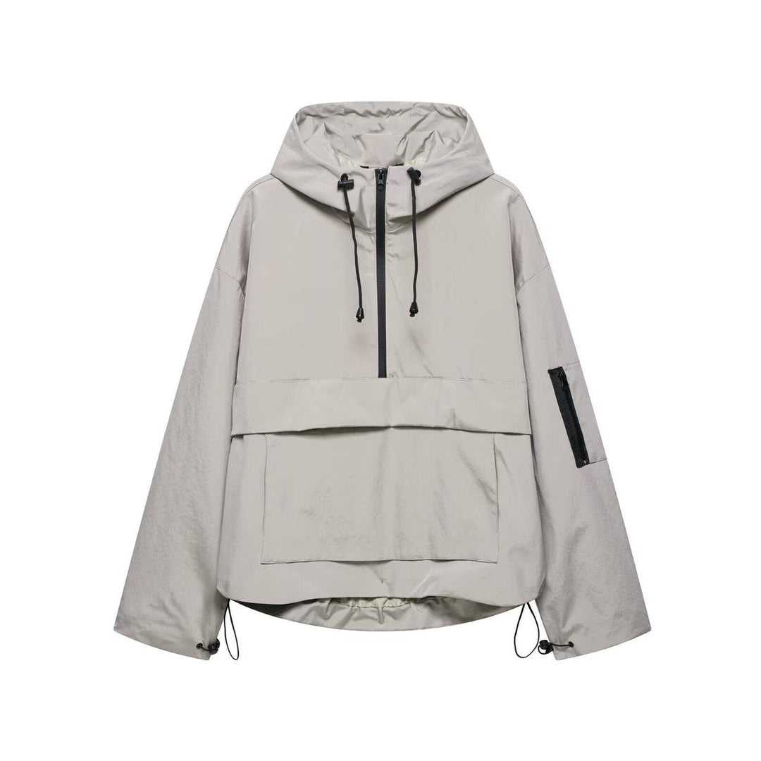 Alma | Hooded Half-Zip Anorak