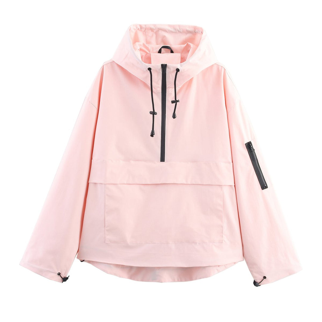 Alma | Hooded Half-Zip Anorak