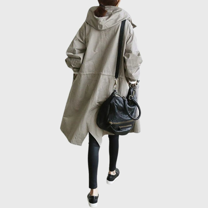 Clara | Hooded Relaxed-Fit Long Coat