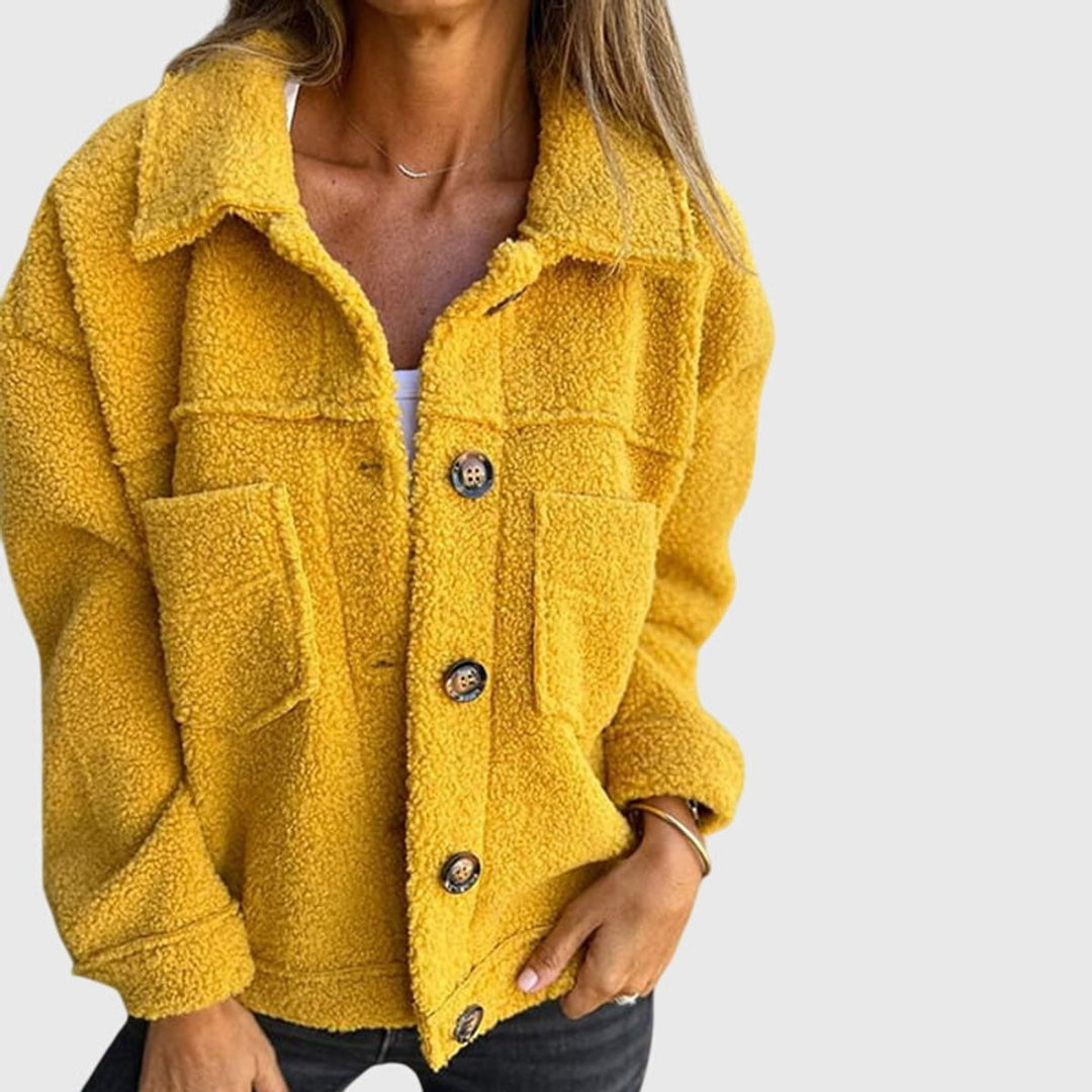 Charlene | Cozy Button-Front Jacket