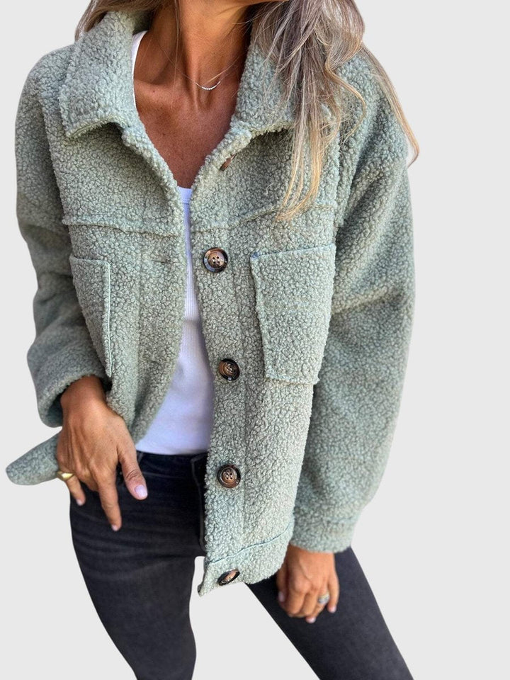 Charlene | Cozy Button-Front Jacket