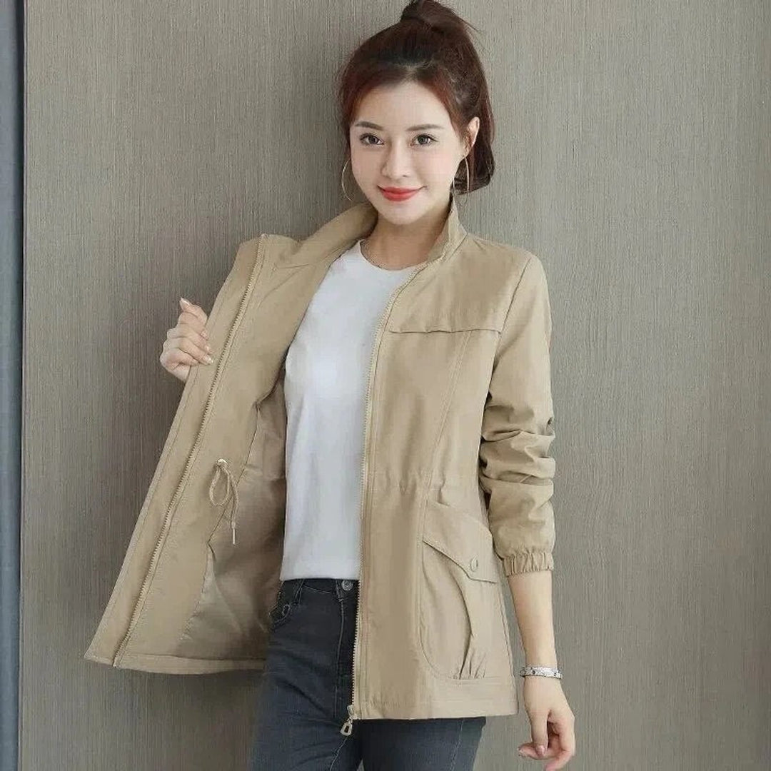 Nell | Lightweight Zip-Up Bomber Jacket
