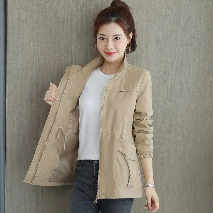 Nell | Lightweight Zip-Up Bomber Jacket